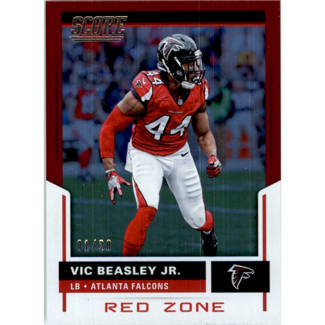 2017 Score Red Zone #50 Vic Beasley Jr.