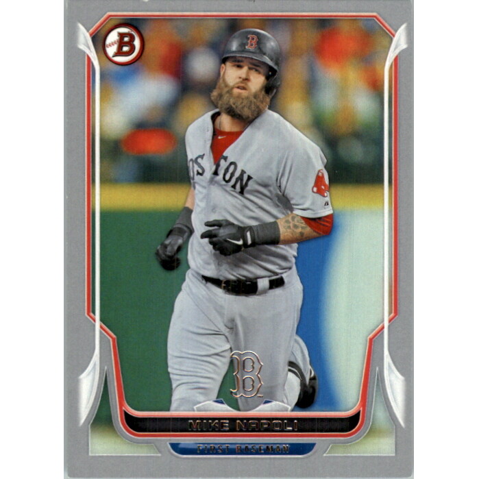 2014 Bowman Silver #124 Mike Napoli