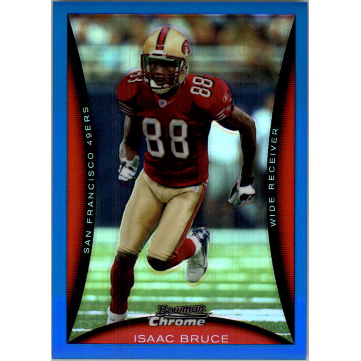 2008 Bowman Chrome Blue Refractors #BC199 Isaac Bruce