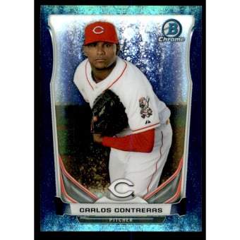 2014 Bowman Chrome Prospects Series 2 Bubble Refractors #BCP7 Carlos Contreras