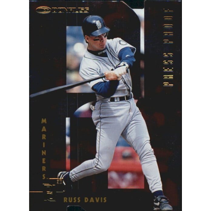 1997 Donruss Gold Press Proofs #210 Russ Davis. rookie card picture