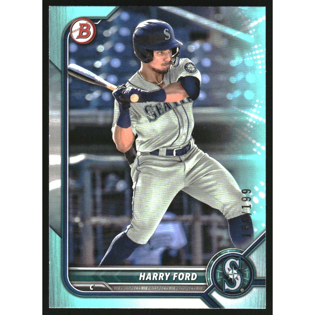 2022 Bowman Draft Aqua #BD137 Harry Ford