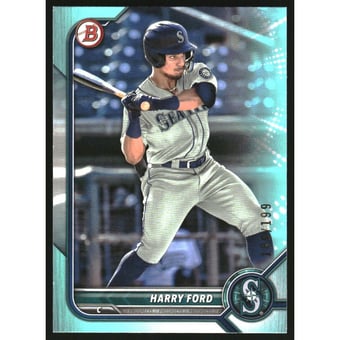 2022 Bowman Draft Aqua #BD137 Harry Ford