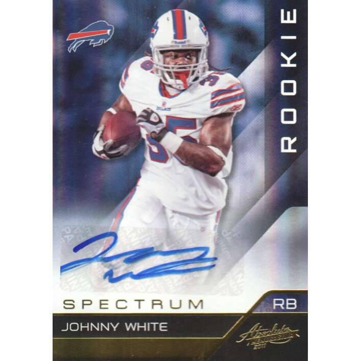 2011 Absolute Memorabilia Spectrum Gold Autographs #135 Johnny White/299
