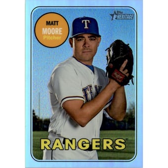 2018 Topps Heritage Chrome Refractors #THC555 Matt Moore