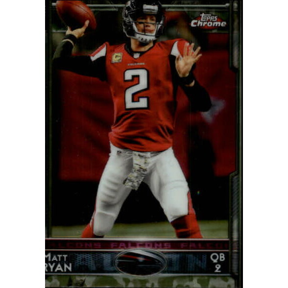 2015 Topps Chrome Mini Camo Refractors #51 Matt Ryan
