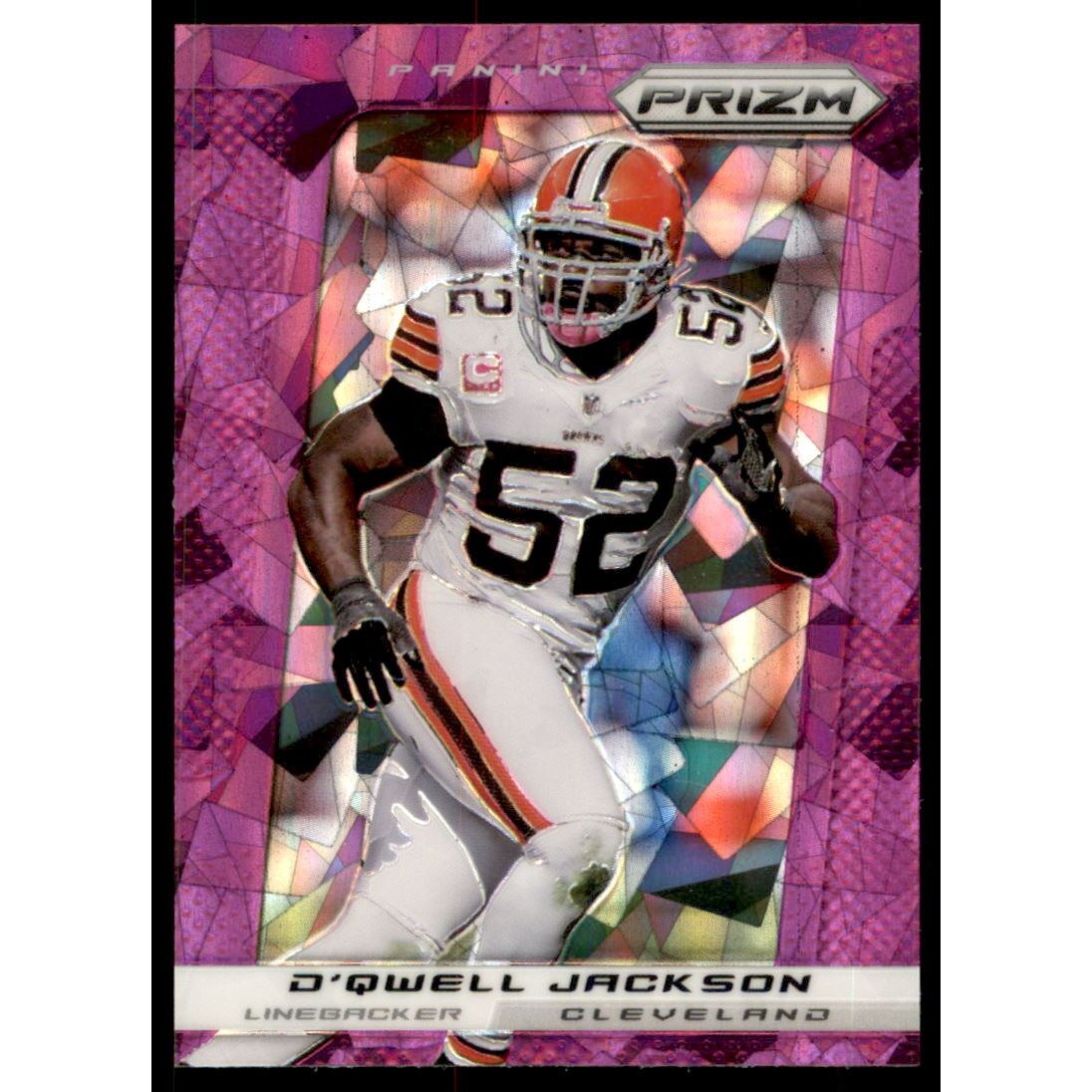 2013 Panini Prizm Prizms Purple Pulsar #18 D'Qwell Jackson