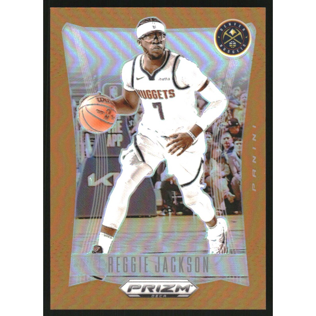 2023-24 Panini Prizm Deca Prizms Orange #149 Reggie Jackson