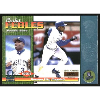 1999 Pacific Omega Platinum Blue #114 Carlos Febles