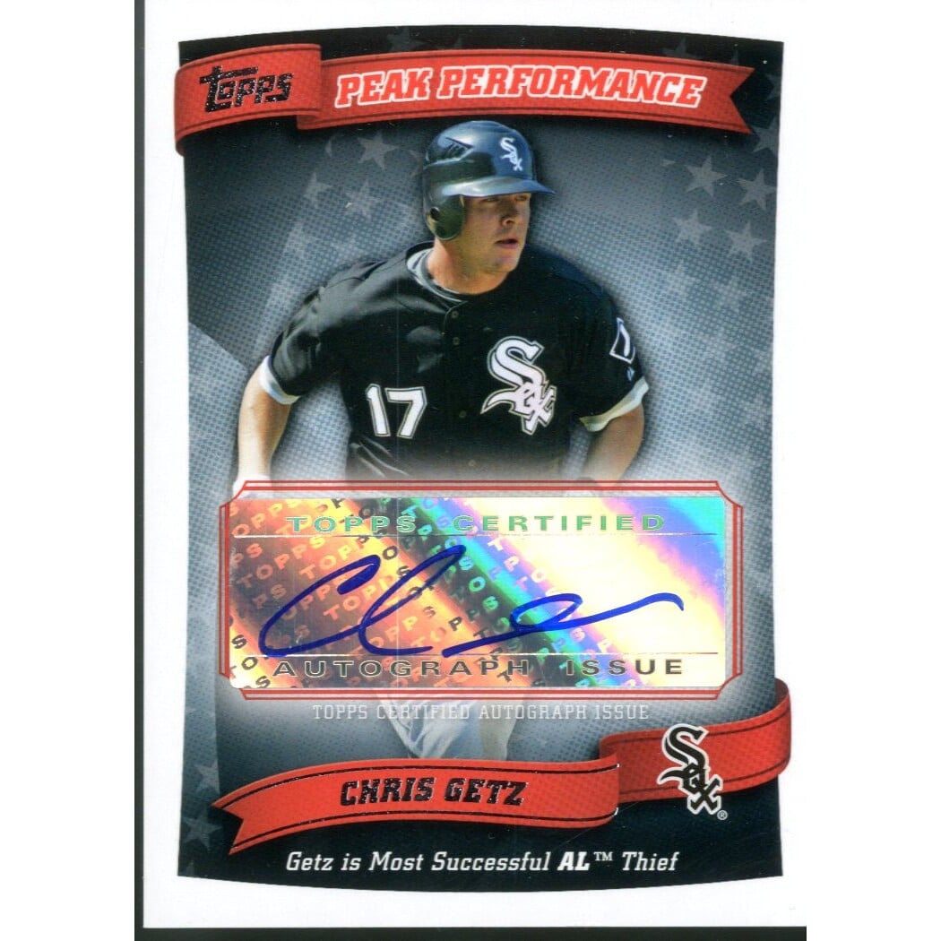 2010 Topps Peak Performance Autographs #CGE Chris Getz C2. rookie card picture
