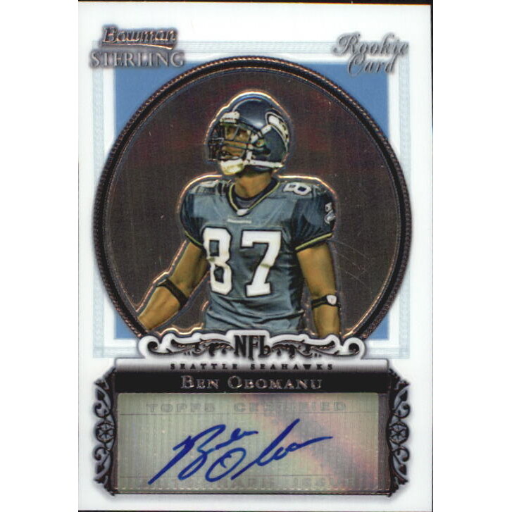 2006 Bowman Sterling #BO Ben Obomanu AU RC. rookie card picture