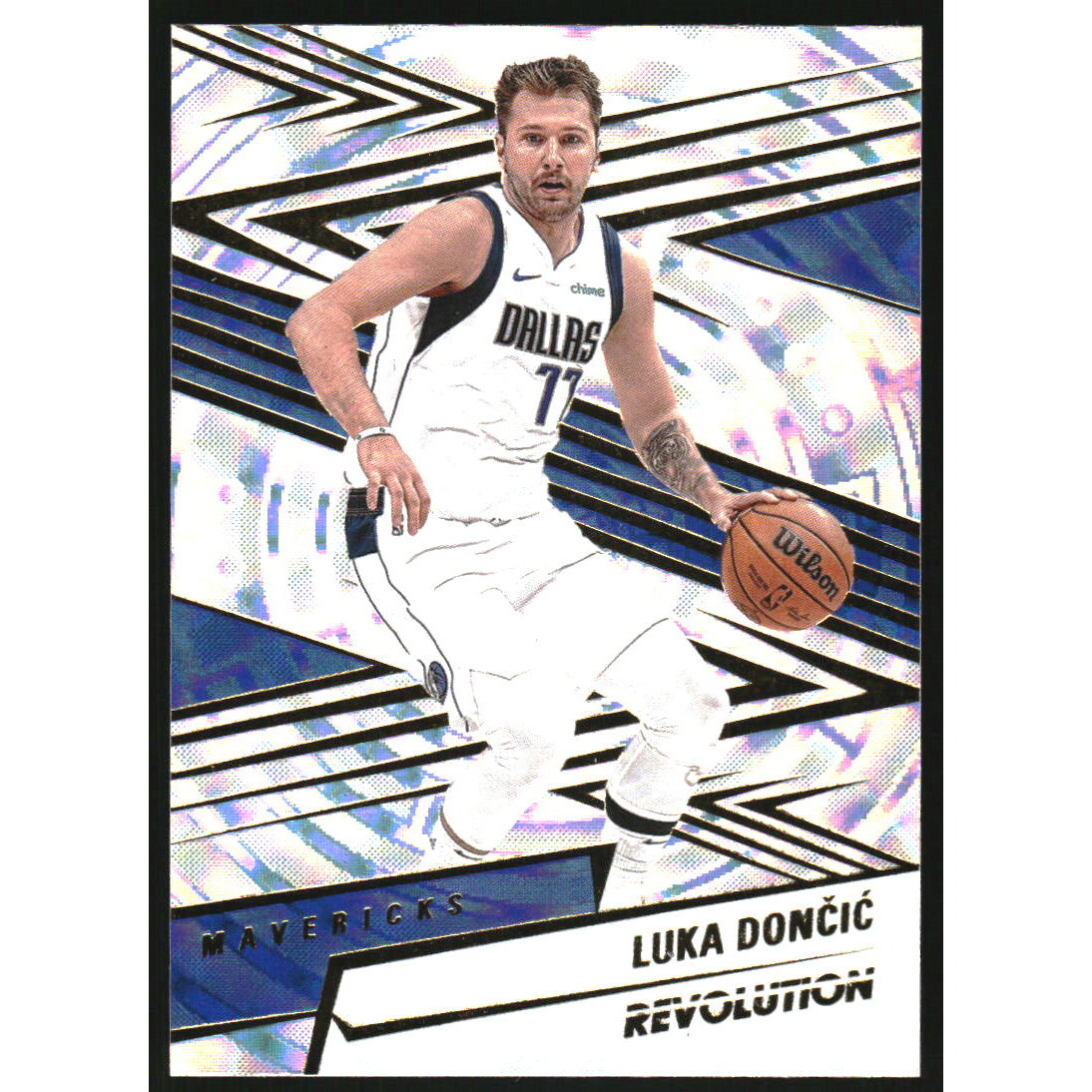 2024-25 Panini Revolution Fractal #13 Luka Doncic