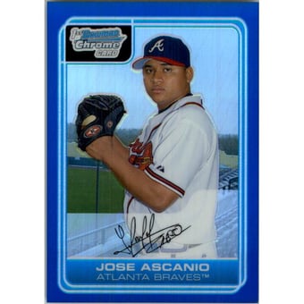 2006 Bowman Chrome Prospects Blue Refractors #BC208 Jose Ascanio