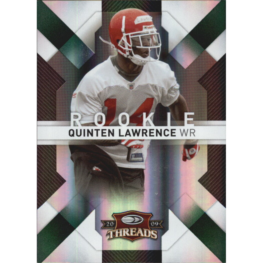 2009 Donruss Threads Retail Green #182 Quinten Lawrence