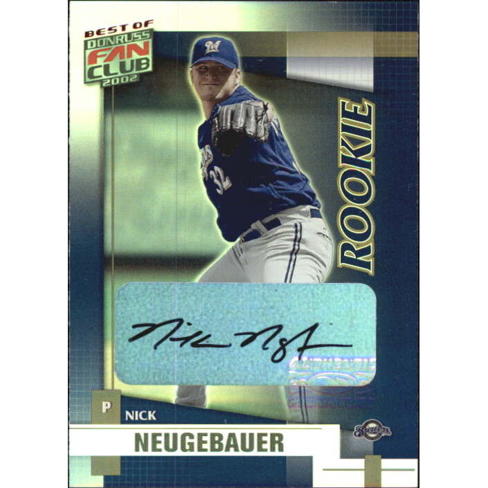 2002 Donruss Best of Fan Club Autographs #227 Nick Neugebauer/225*