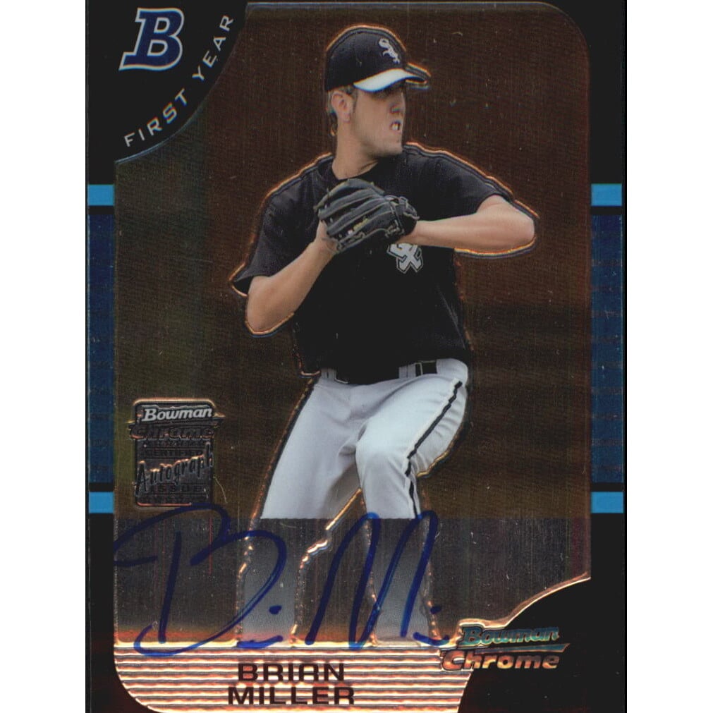 2005 Bowman Chrome #339 Brian Miller AU RC. rookie card picture