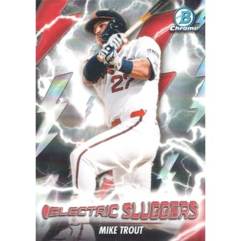 2026 Bowman Chrome Electric Sluggers #ES25 Mike Trout
