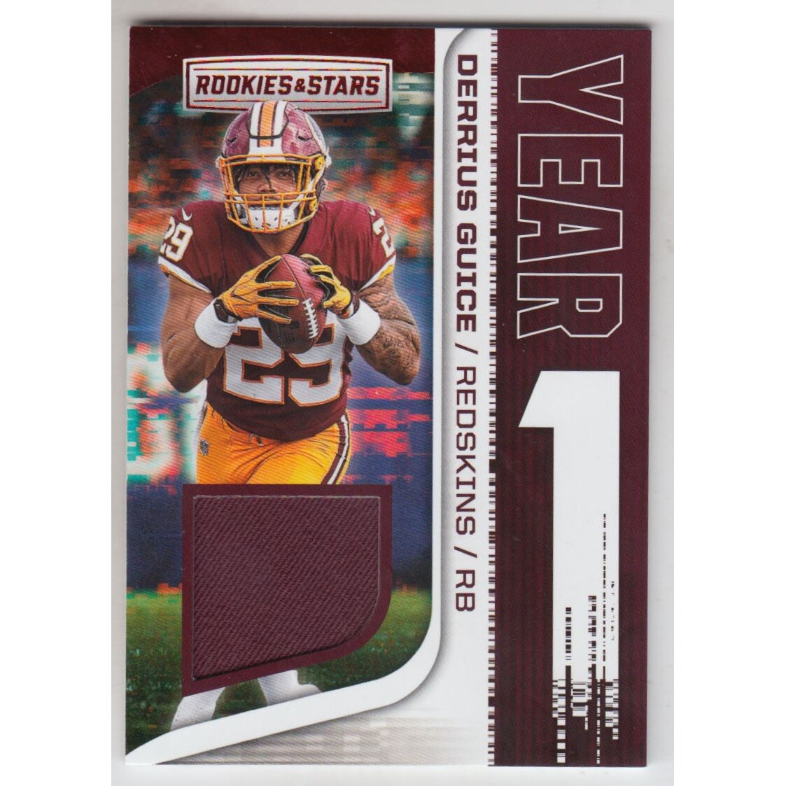 2018 Rookies and Stars Year One Jerseys #21 Derrius Guice