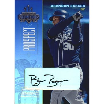2003 Donruss Champions Autographs #127 Brandon Berger/325