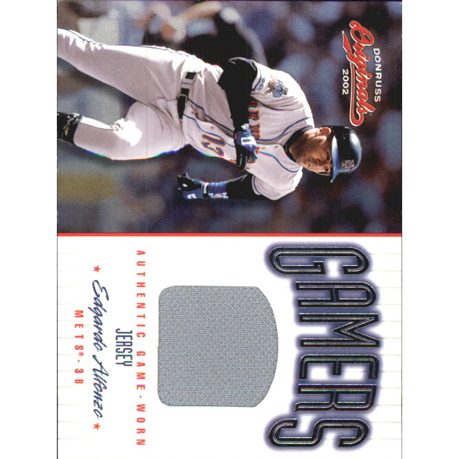 2002 Donruss Originals Gamers #36 Edgardo Alfonzo/500. rookie card picture