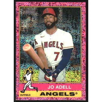 2025 Topps Heritage Chrome Pink Sparkle Refractors #434 Jo Adell