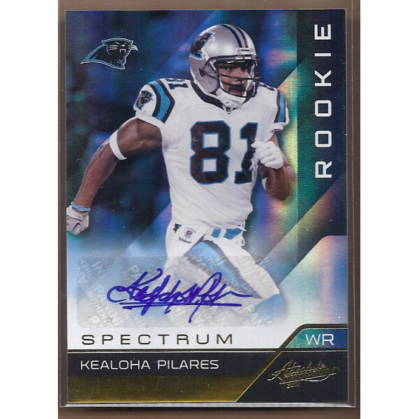 2011 Absolute Memorabilia Spectrum Gold Autographs #109 Kealoha Pilares/299