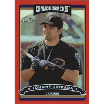 2006 Topps Chrome Red Refractors #222 Johnny Estrada