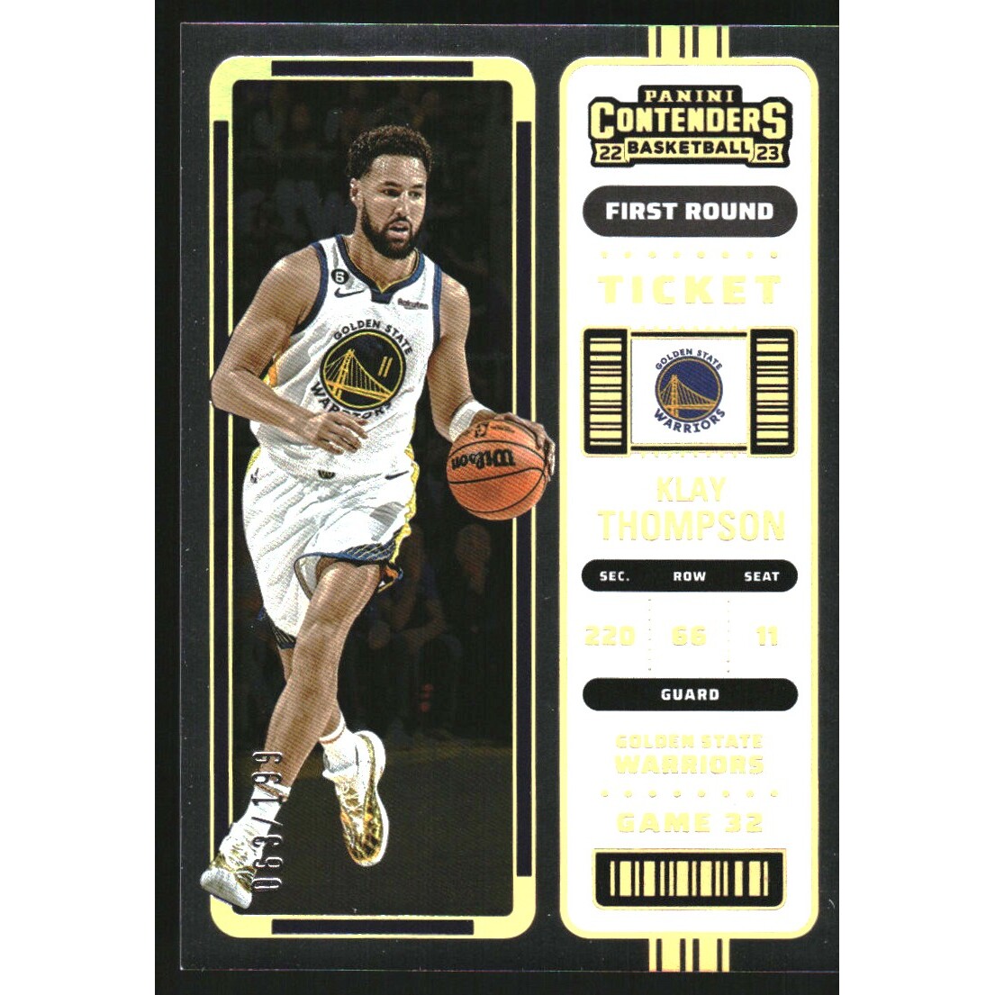 2022-23 Panini Contenders First Round Ticket #79 Klay Thompson