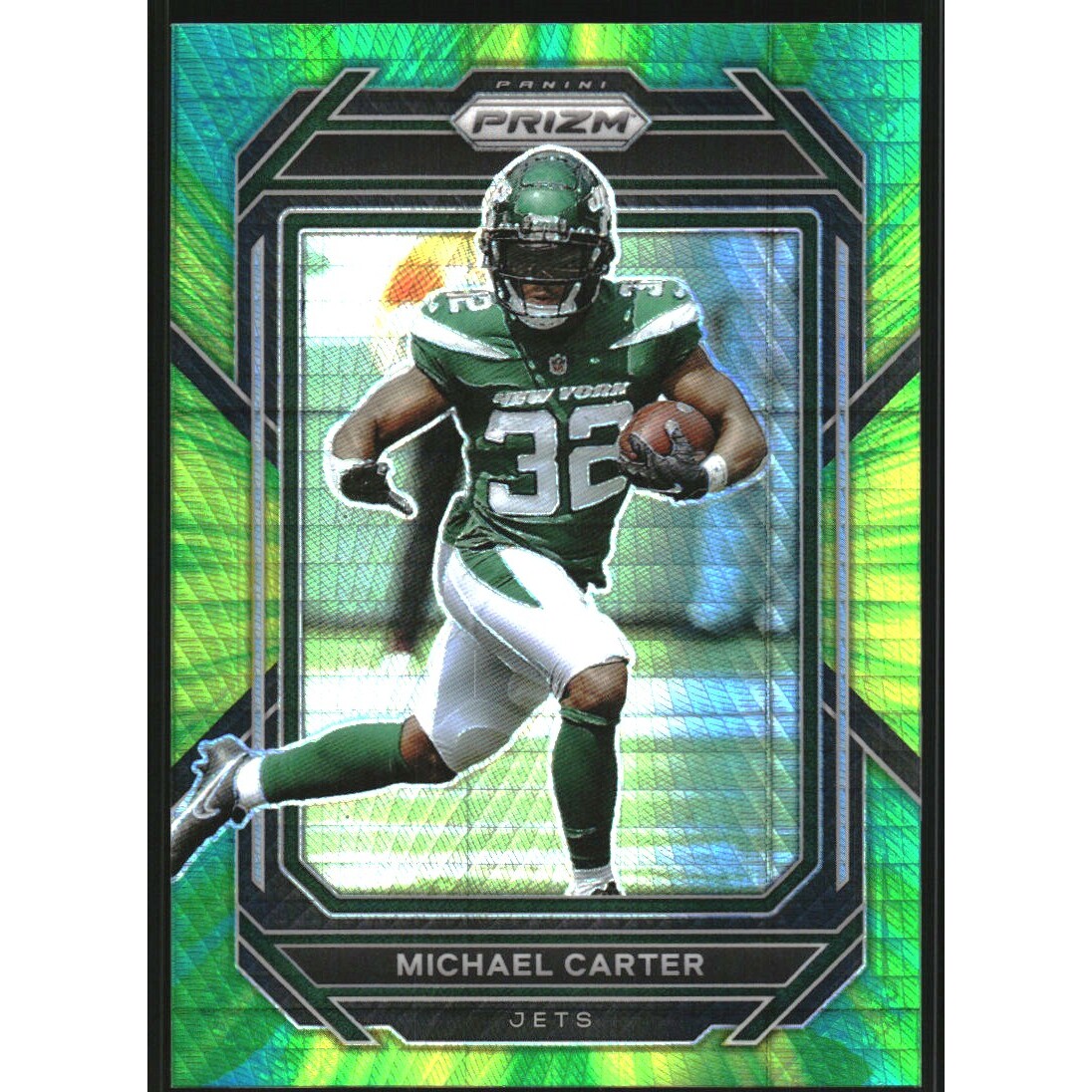 2022 Panini Prizm Prizms Hyper #226 Michael Carter