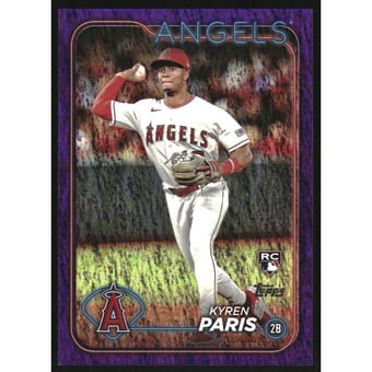 2024 Topps Purple Foil #549 Kyren Paris