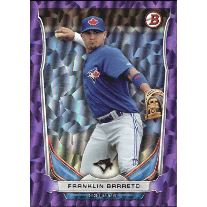 2014 Bowman Draft Top Prospects Purple Ice #TP78 Franklin Barreto. rookie card picture