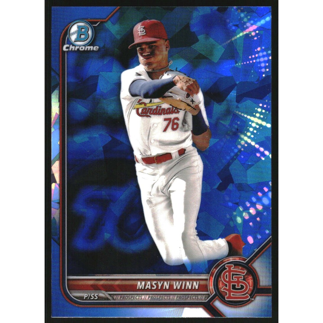 2022 Bowman Chrome Draft Sapphire #BDC170 Masyn Winn