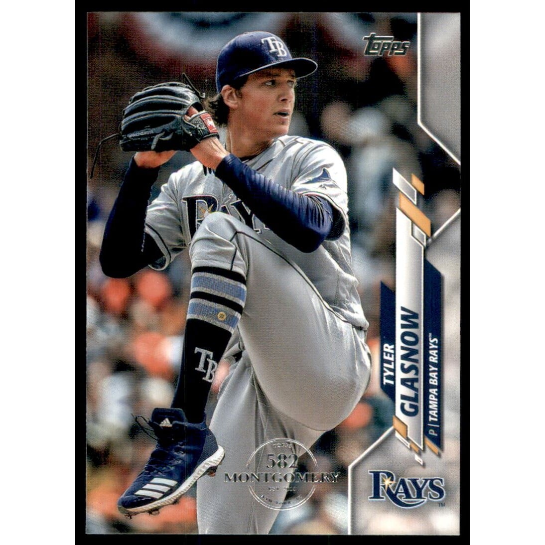 2020 Topps Factory Set 582 Montgomery Club #305 Tyler Glasnow. rookie card picture