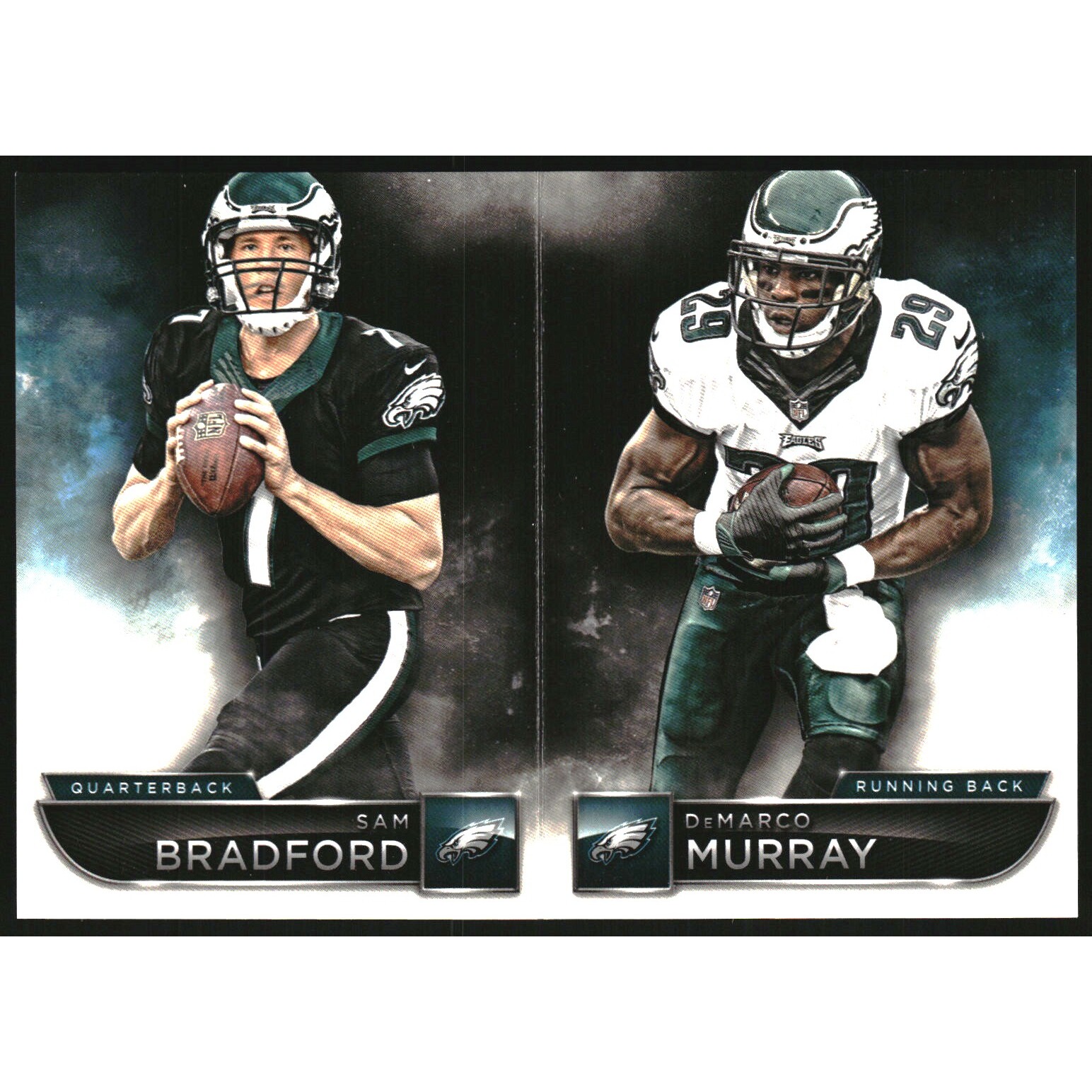 2015 Panini Playbook Platinum #21 Sam Bradford/DeMarco Murray