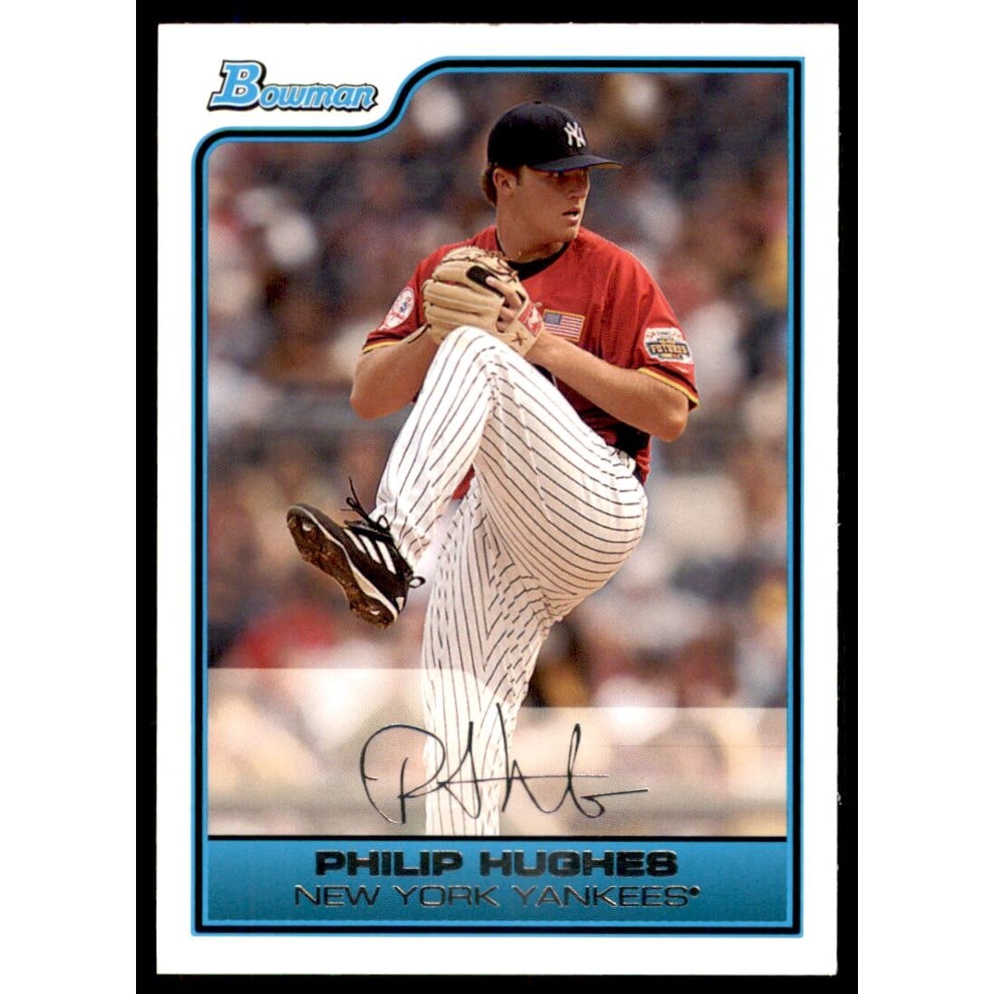 2006 Bowman Draft Future's Game Prospects White #19 Philip Hughes. rookie card picture