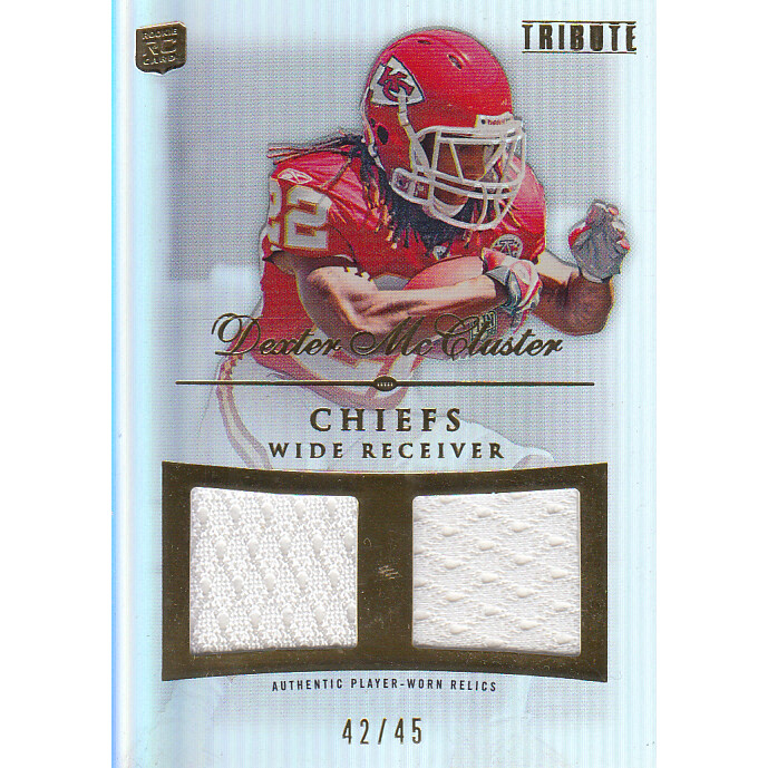 2010 Topps Tribute Relic Dual Swatch #DRDM Dexter McCluster