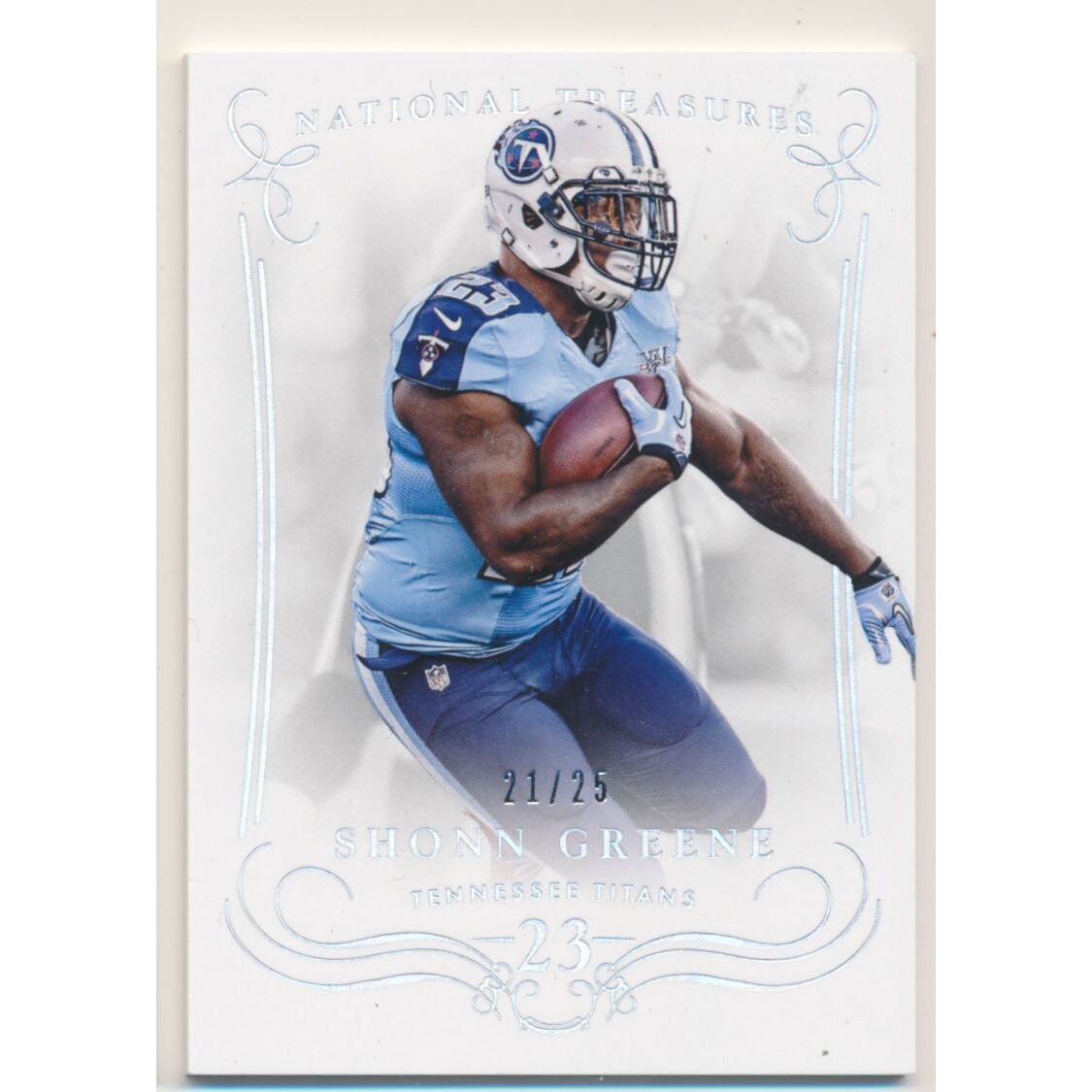 2014 Panini National Treasures Century Silver #97 Shonn Greene