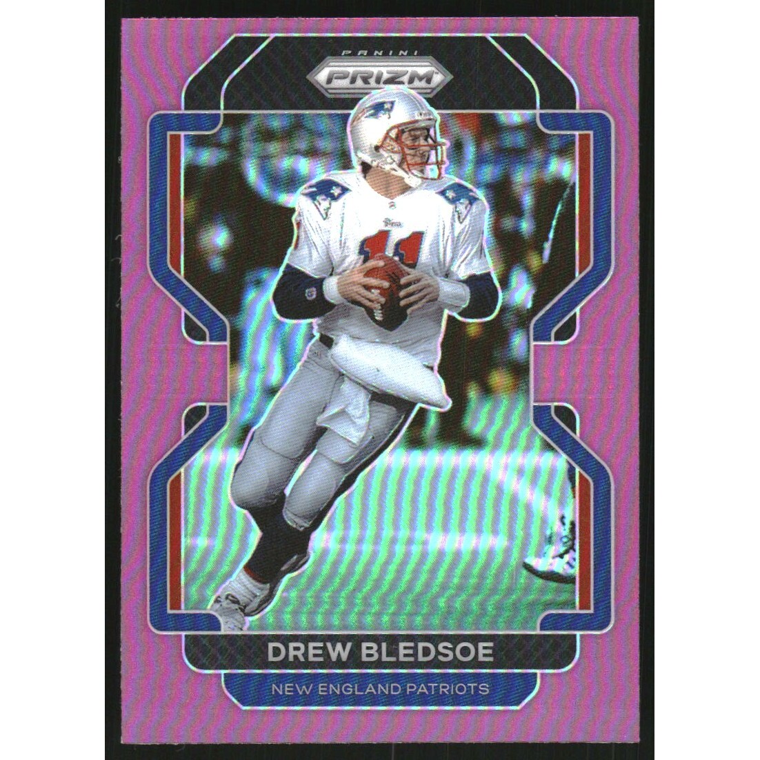 2021 Panini Prizm Prizms Pink #102 Drew Bledsoe