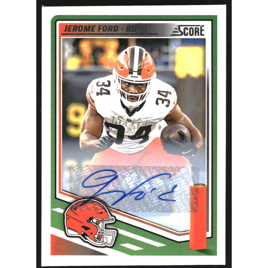 2025 Score Signatures #255 Jerome Ford