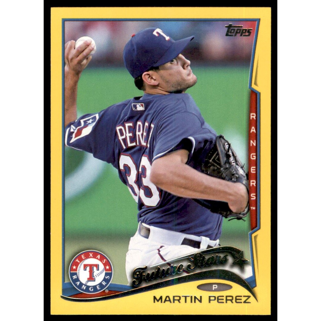 2014 Topps Yellow #92 Martin Perez FS