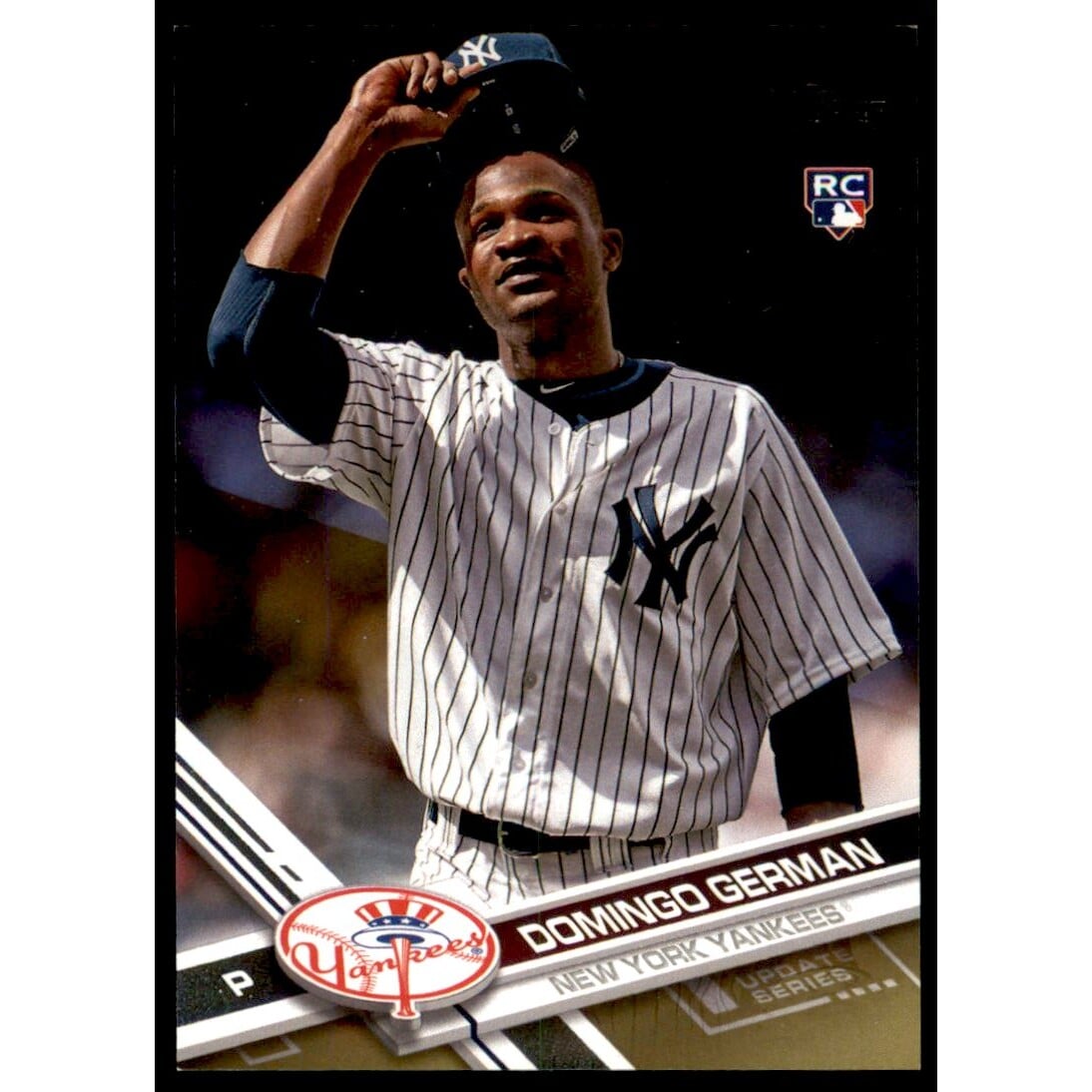 2017 Topps Update Gold #US2 Domingo German. rookie card picture