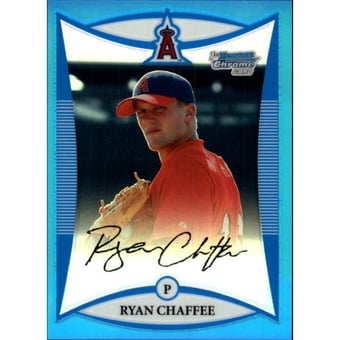 2008 Bowman Chrome Draft Prospects Blue Refractors #BDPP14 Ryan Chaffee DP