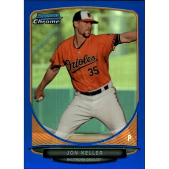 2013 Bowman Chrome Draft Draft Picks Blue Refractors #BDPP106 Jon Keller