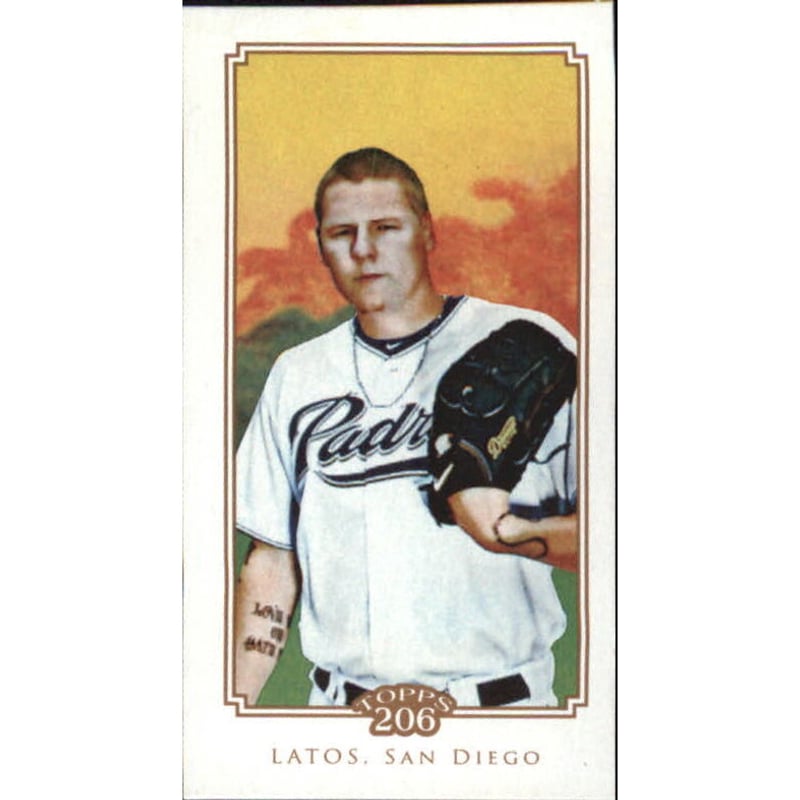 2010 Topps 206 Mini Cycle #128 Mat Latos