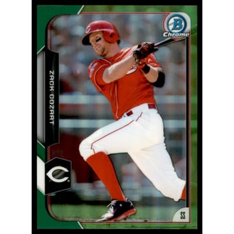 2015 Bowman Chrome Green Refractors #74 Zack Cozart