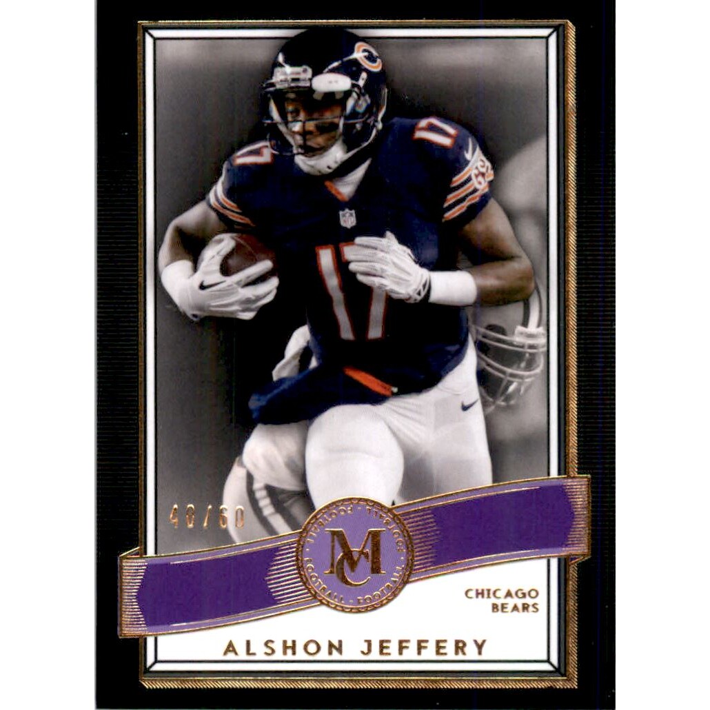 2015 Topps Museum Collection 60th Anniversary Amethyst #32 Alshon Jeffery. rookie card picture