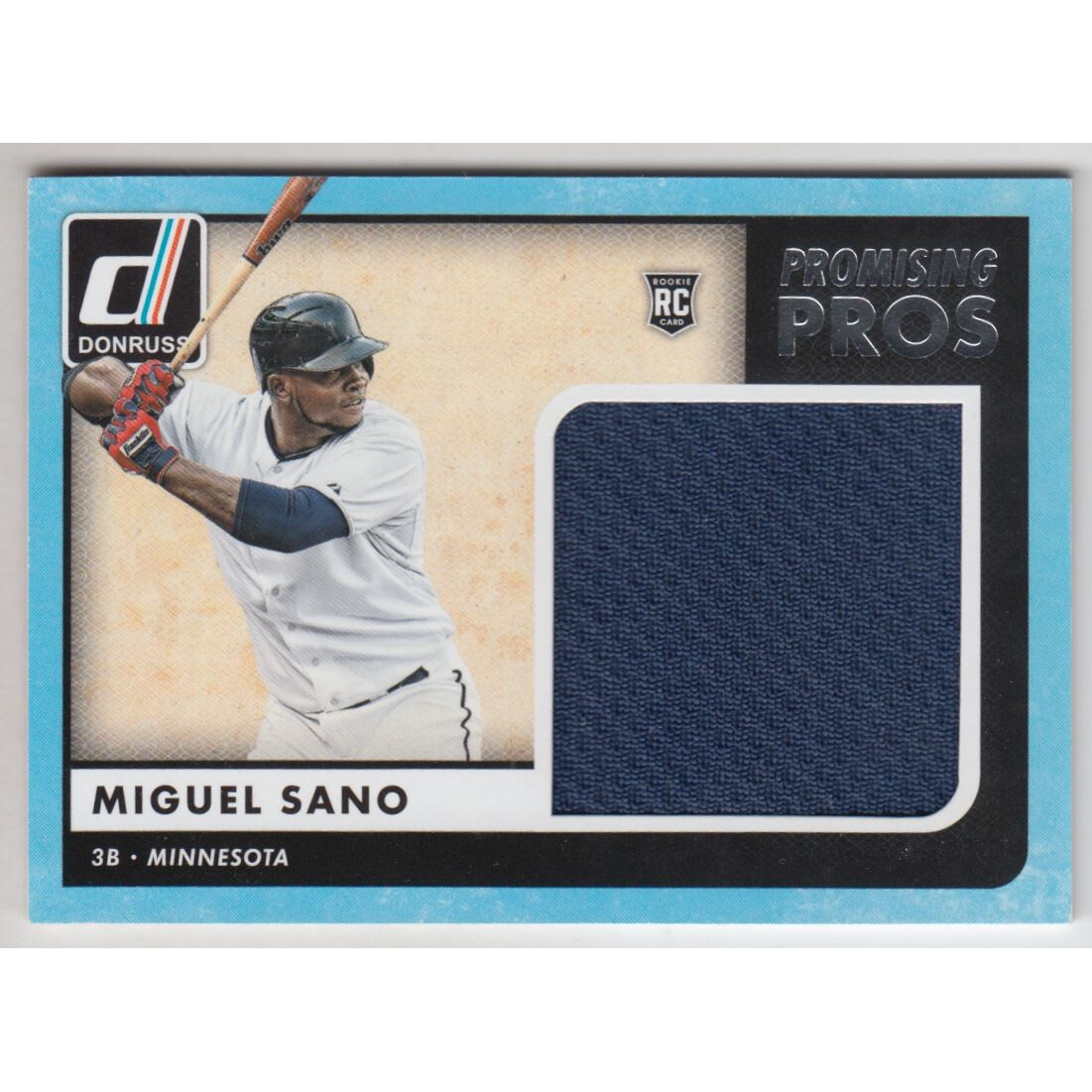 2016 Donruss Promising Pros Materials #PPMMS Miguel Sano