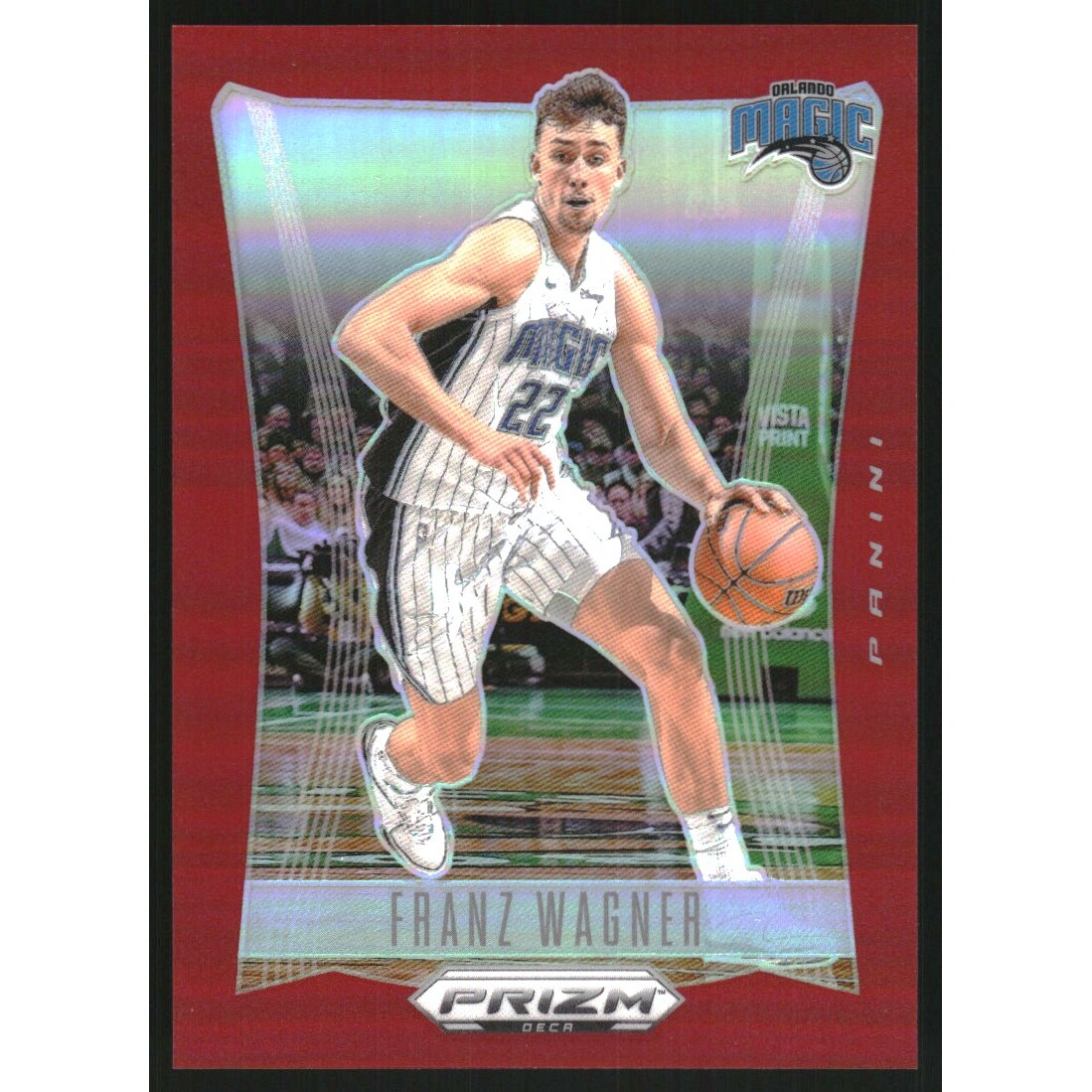 2023-24 Panini Prizm Deca Prizms Red #228 Franz Wagner 2023-24 Panini Prizm Deca Prizms Red #228 Franz Wagner