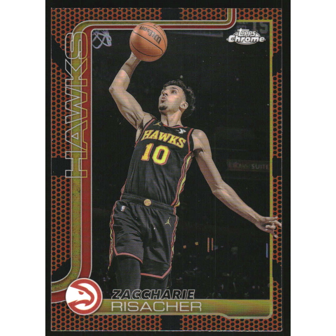 2025-26 Topps Chrome Basketball Refractors #2 Zaccharie Risacher