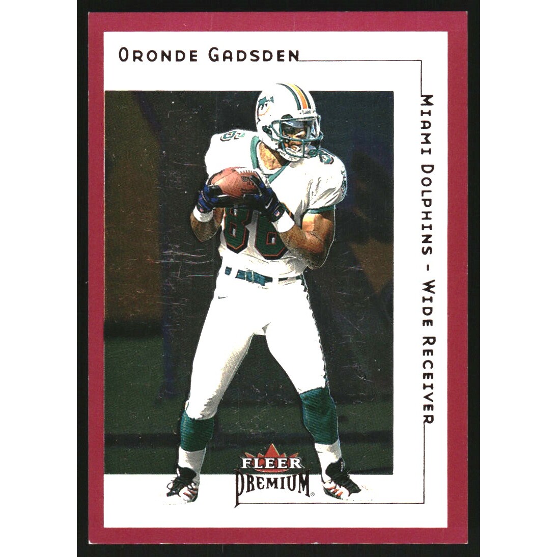 2001 Fleer Premium Star Ruby #155 Oronde Gadsden 2001 Fleer Premium Star Ruby #155 Oronde Gadsden